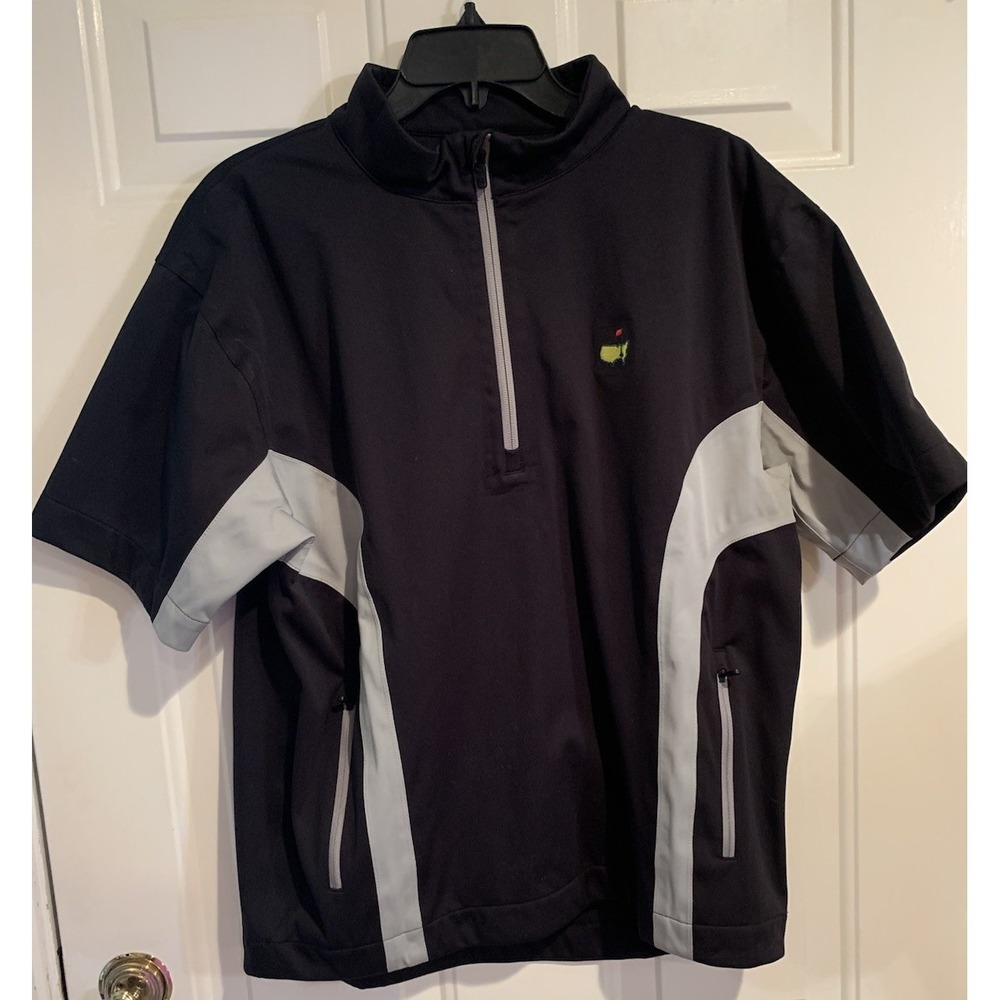 Masters Tech 1/4 Zip Pullover Short Sleeve Jacket Men's Size Small